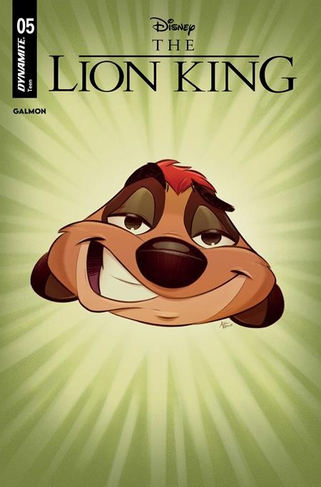 Preorder By 06/29 ~ LION KING #5 CVR D CARTOON HEAD VAR