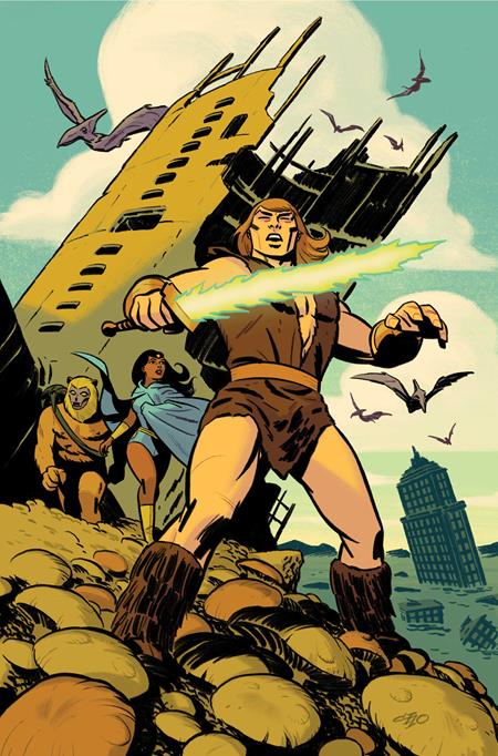 Preorder By 07/06 ~ THUNDARR THE BARBARIAN #6 CVR E MICHAEL CHO METAL PREMIUM COVER VAR