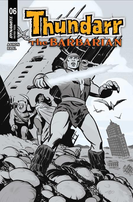 Preorder By 07/06 ~ THUNDARR THE BARBARIAN #6 CVR F INC 1:10 MICHAEL CHO LINE ART VAR