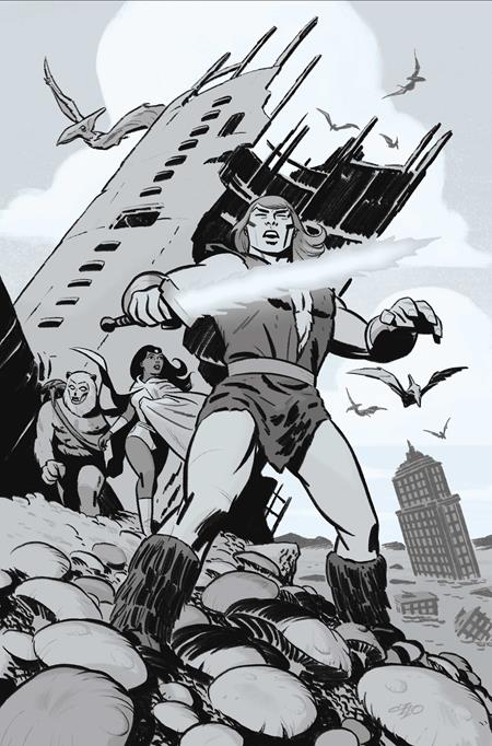 Preorder By 07/06 ~ THUNDARR THE BARBARIAN #6 CVR H INC 1:15 MICHAEL CHO LINE ART VAR