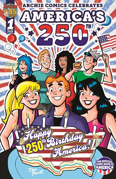Preorder By 06/08 ~ ARCHIE COMICS CELEBRATES AMERICAS 250TH (ONE SHOT) CVR A DAN PARENT