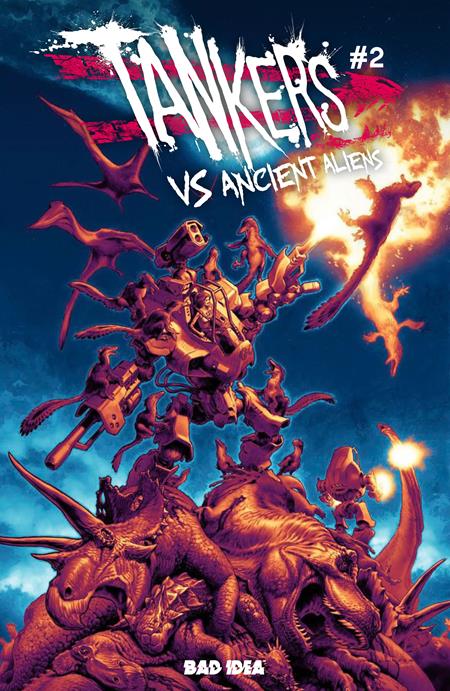 Preorder By 06/15 ~ TANKERS VS ANCIENT ALIENS #2 (OF 4) CVR B LEWIS LAROSA VAR