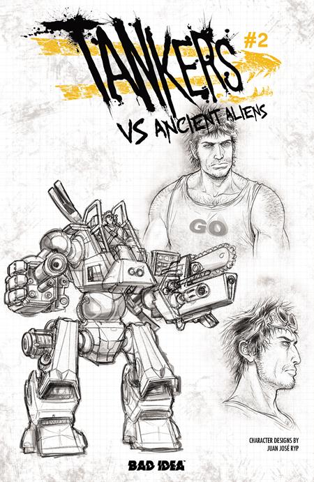 Preorder By 06/15 ~ TANKERS VS ANCIENT ALIENS #2 (OF 4) CVR D INC 1: 20 JUAN JOSE RYP DESIGN VAR