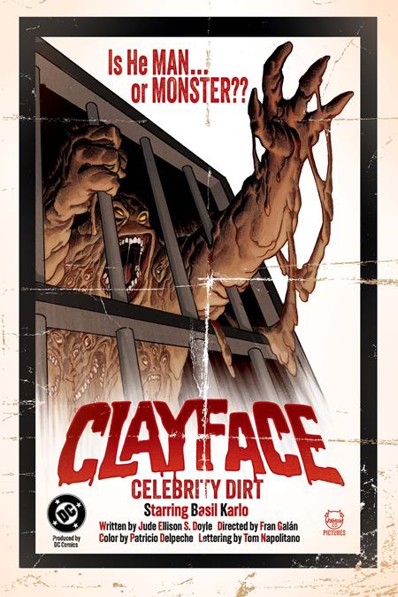 Preorder By 06/15 ~ CLAYFACE CELEBRITY DIRT #1 (OF 6) CVR C DAVE JOHNSON CARD STOCK VAR