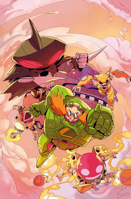 Preorder By 06/08 ~ DC X SONIC THE HEDGEHOG THE METAL LEGION #3 (OF 5) CVR A PABLO M COLLAR
