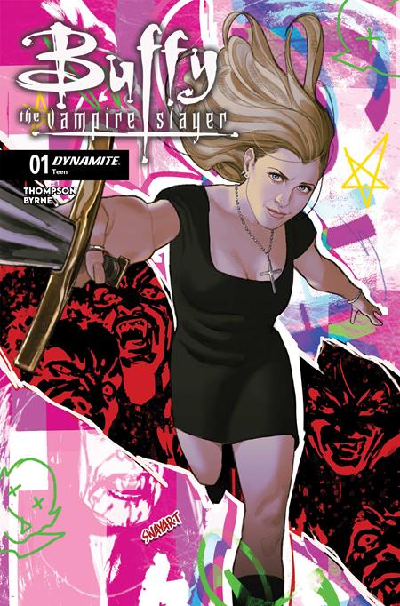 Preorder By 06/29 ~ BUFFY THE VAMPIRE SLAYER #1 CVR O INC 1:10 JOSHUA SWAY SWABY FOIL VAR