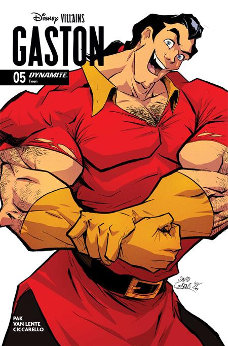 Preorder By 06/15 ~ DISNEY VILLAINS GASTON #5 CVR D DAVID COUSENS VAR