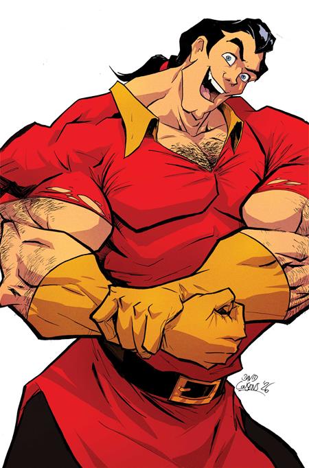 Preorder By 06/15 ~ DISNEY VILLAINS GASTON #5 CVR E INC 1:10 DAVID COUSENS VIRGIN VAR