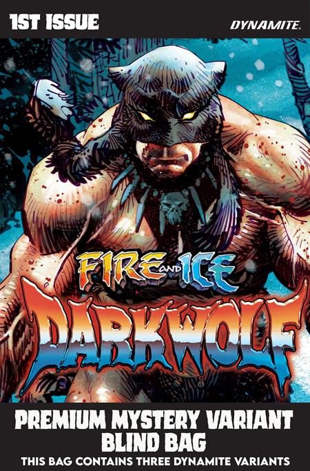 Preorder By 06/08 ~ FIRE AND ICE DARKWOLF #1 CVR G PREMIUM MYSTERY BLIND BAG VAR