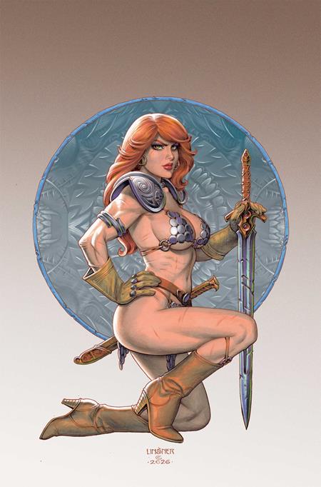 Preorder By 06/08 ~ RED SONJA SHE DEVIL WITH A SWORD #3 CVR G JOSEPH MICHAEL LINSNER LTD VIRGIN VAR