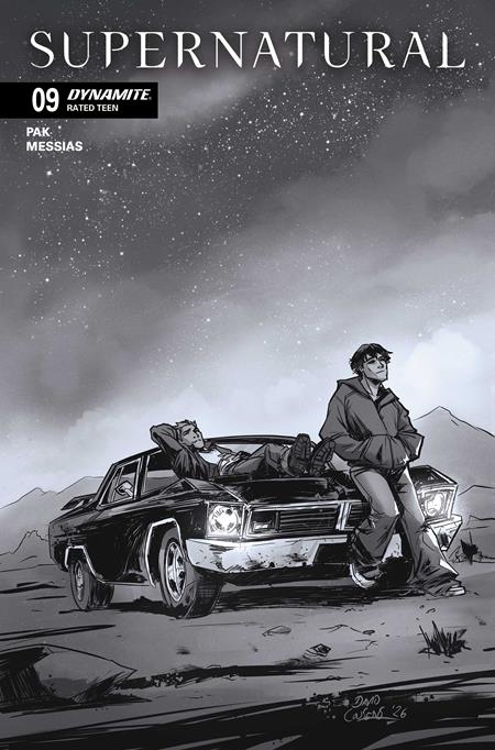 Preorder By 07/06 ~ SUPERNATURAL #9 CVR G INC 1:10 DAVID COUSENS LINE ART VAR