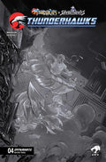 Preorder By 06/29 ~ THUNDERCATS X SILVERHAWKS THUNDERHAWKS #4 CVR G INC 1:10 ALESSANDRO RANALDI VIRGIN VAR