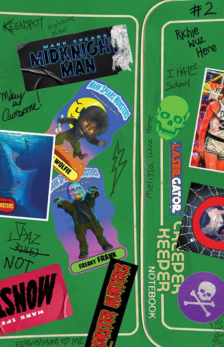 Preorder By 06/15 ~ MARK SPEARS MIDKNIGHT MAN #2 CVR F MARK SPEARS INC 1:50 CREEPER KEEPER SPOT GLOSS VAR (FREE) (NET)