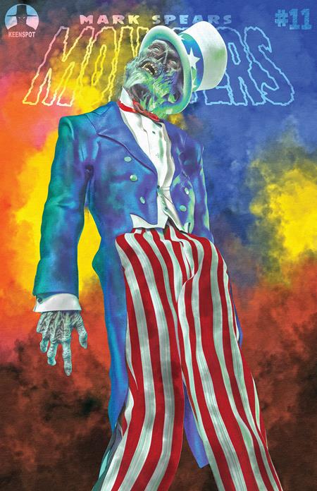 MARK SPEARS MONSTERS #11 CVR D MARK SPEARS RED WHITE & DEAD VAR ~ IN SHOP 07/01