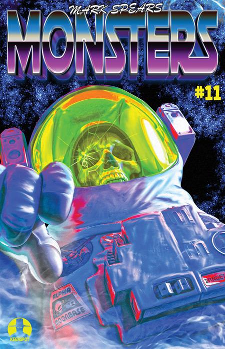 Preorder By 06/04 ~ MARK SPEARS MONSTERS #11 CVR F MARK SPEARS INC 1:66 GLOW-IN-THE-DARK SPACEMAN VAR (FREE) (NET)