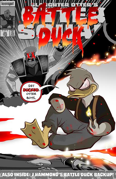 Preorder By 06/08 ~ OTTER SQUAD #4 CVR B J HAMMOND GET DUCKED VAR