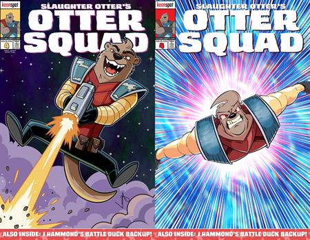 Preorder By 06/08 ~ OTTER SQUAD #4 CVR C MIKE LEMAY & MATT RODGERS STAR SPANGLED SPOT FOIL VAR