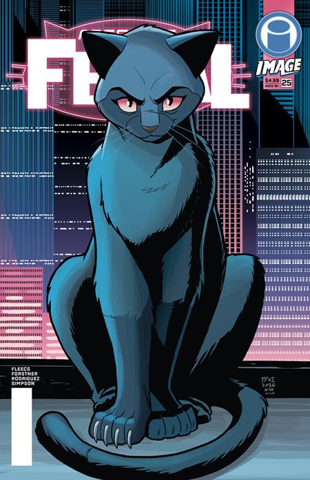 Preorder By 07/06 ~ FERAL #25 CVR H INC 1:50 TONY FLEECS & TRISH FORSTNER ABSOLUTE BATMAN HOMAGE VAR