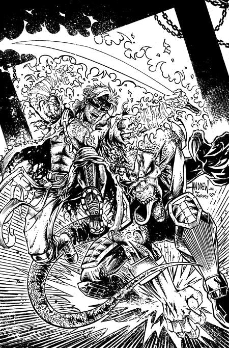 Preorder By 06/29 ~ FINAL BOSS #8 CVR D INC 1:25 ANDREW MANGUM B&W VIRGIN VAR (MR)