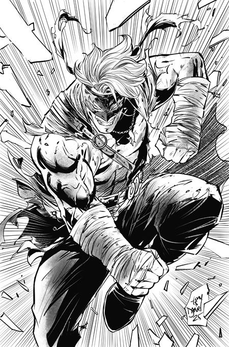 Preorder By 06/29 ~ FINAL BOSS #8 CVR F INC 1:100 TONY DANIEL B&W VIRGIN FOIL VAR (MR)