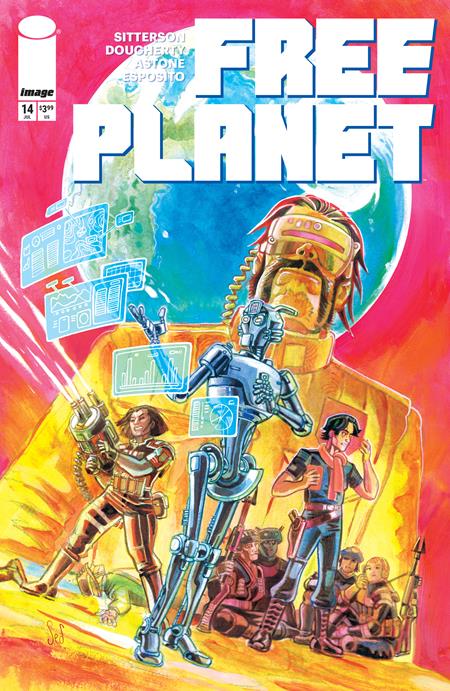 Preorder By 06/15 ~ FREE PLANET #14 CVR B JED DOUGHERTY VAR