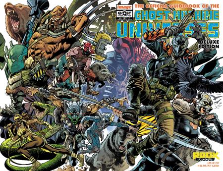 Preorder By 06/08 ~ GHOST MACHINE THE OFFICIAL GUIDEBOOK #4 (OF 5) CVR B BRYAN HITCH & BRAD ANDERSON WRAPAROUND VAR