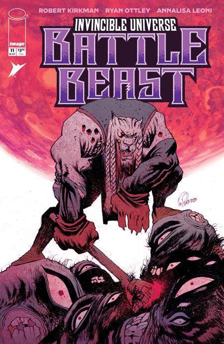 Preorder By 06/22 ~ INVINCIBLE UNIVERSE BATTLE BEAST #11 CVR D INC 1:25 JAMES HARREN VAR