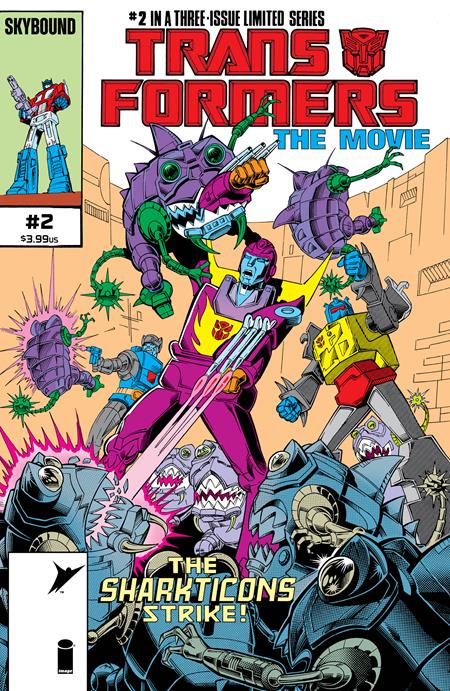 Preorder By 06/08 ~ TRANSFORMERS THE MOVIE 40TH ANNIVERSARY EDITION #2 (OF 3) CVR B DON PERLIN & IAN AKIN & BRIAN GARVEY VAR