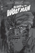 Preorder By 06/29 ~ UNIVERSAL MONSTERS BLOOD OF THE WOLF MAN #2 (OF 4) CVR D INC 1:25 JACOB PHILLIPS B&W CLASSIC HORROR VAR