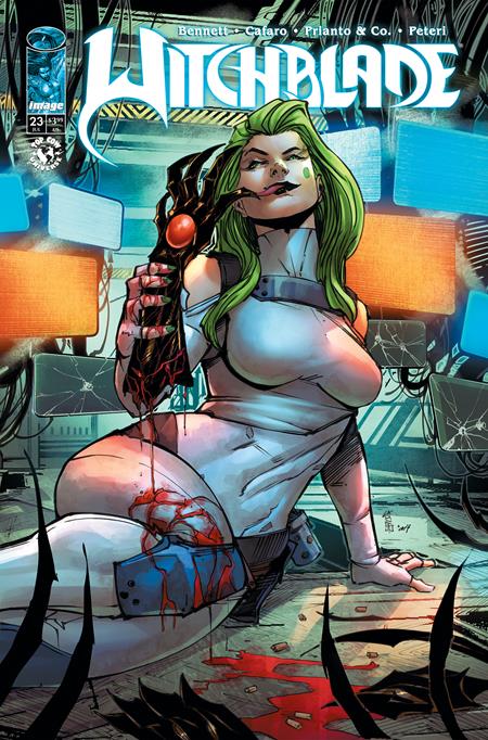 Preorder By 06/15 ~ WITCHBLADE #23 CVR A GIUSEPPE CAFARO & ARIF PRIANTO (MR)