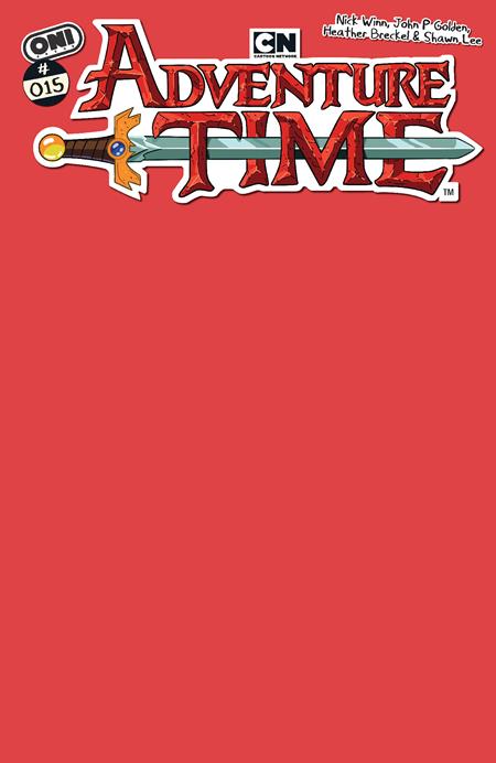 Preorder By 06/22 ~ ADVENTURE TIME (2025) #15 CVR C GOLB RED SKETCH VAR