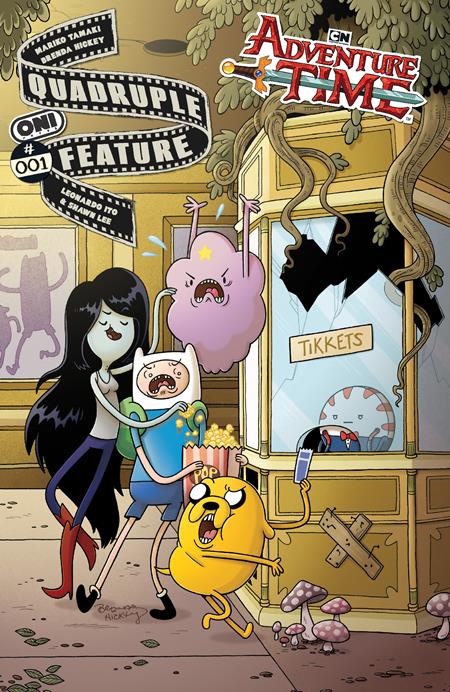Preorder By 06/08 ~ ADVENTURE TIME QUADRUPLE FEATURE #1 (OF 4) CVR A BRENDA HICKEY