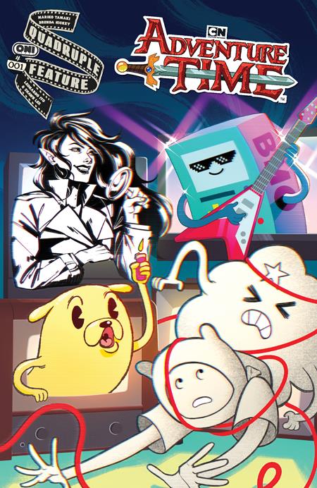 Preorder By 06/08 ~ ADVENTURE TIME QUADRUPLE FEATURE #1 (OF 4) CVR E INC 1:20 JAKI KING VAR