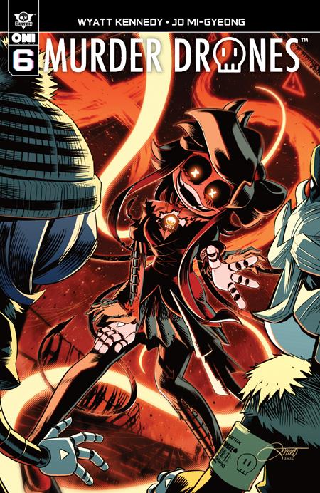 Preorder By 07/06 ~ MURDER DRONES #6 (OF 6) CVR A ALESSIO ZONNO