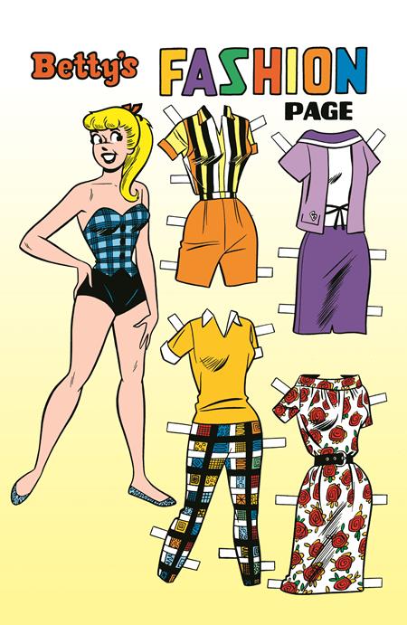 Archie Comics 85Th Anniversary Presents Betty & Veronica Fashion Pages (One-Shot) CVR B Dan Decarlo Betty Pin-Up Var