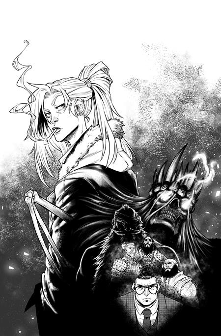Preorder By 07/13 ~ VALHALLAW #2 (OF 5) CVR C INC 1:20 PEDRO RM ANDREO B&W VAR (MR)