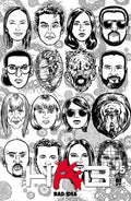Hab #5 (Of 6) Cover C David Lapham Bw Outbreak Skulls Variant