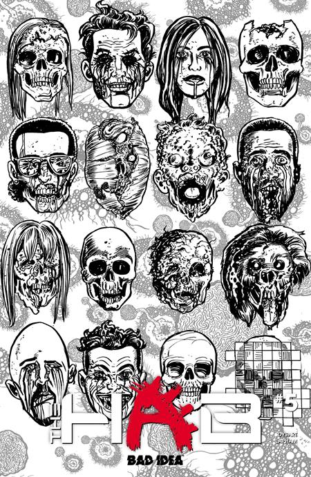 Hab #5 (Of 6) Cover E David Lapham Bw Dead Skulls Variant