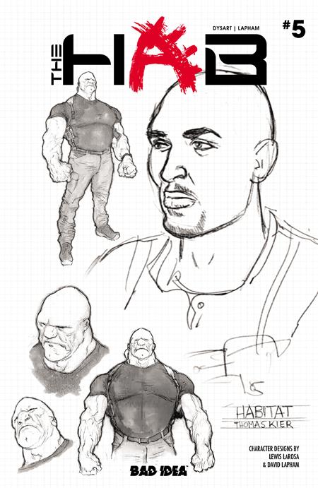 Hab #5 (Of 6) Cover F Inc 1:20 Lewis Larosa David Lapham Character Design Variant