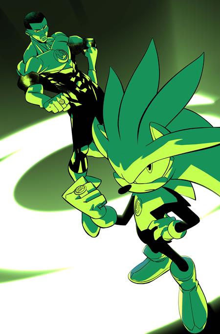 Preorder By 07/13 ~ DC X SONIC THE HEDGEHOG METAL LEGION #4 (OF 5) CVR C DANIELE DI NICUOLO CARD STOCK VAR