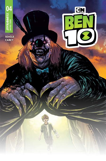 Preorder By 07/13 ~ BEN 10 #4 CVR M INC 1:50 ROBERT CAREY SIGNED BY STEVEN T. SEAGLE (NET)