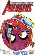 Preorder By 07/06 ~ DF MARVEL COMICS COMMISSIONED COVER ART SIGNED AND REMARKED BY MARIANO NICIEZA AND JOE DELBEATO WITH A SPIDER-MAN SKETCH