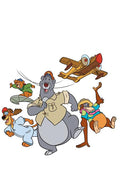 Talespin #1 CVR O INC 1:25 Animation Art Virgin Var