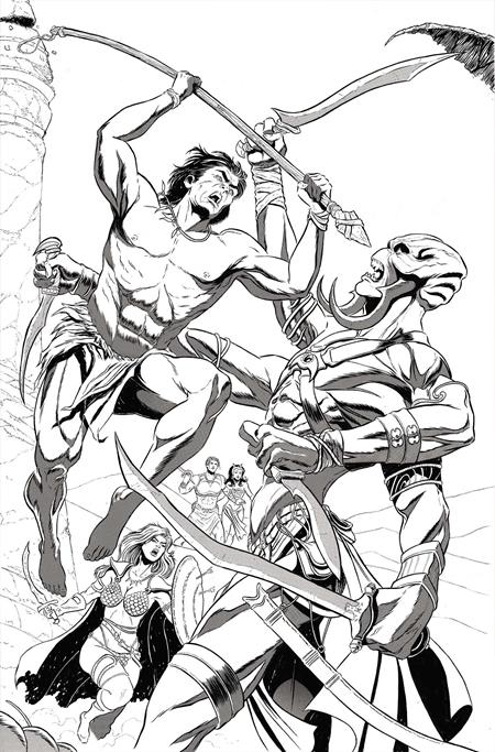 Altered States Warlords #3 Cover L INC 1:7 Mariano Benitez Chapo Line Art Virgin Variant
