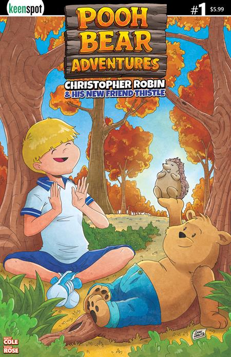 Preorder By 07/06 ~ POOH BEAR ADVENTURES CHRISTOPHER ROBIN & HIS NEW FRIEND THISTLE #1 (ONE SHOT) CVR C LUCAS URRUTIA VAR