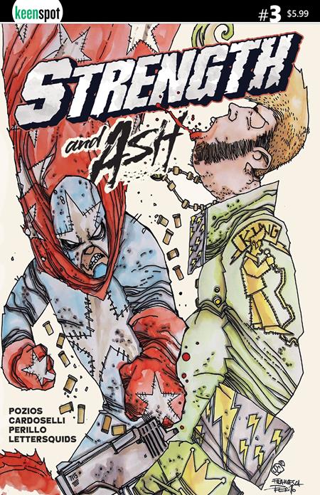 Preorder By 07/13 ~ STRENGTH & ASH #3 CVR A STEFANO CARDOSELLI & FRANCESCA PERILLO KING OF FIGHTERS
