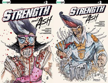 Preorder By 07/13 ~ STRENGTH & ASH #3 CVR D STEFANO CARDOSELLI & FRANCESCA PERILLO HOLOFOIL FLIP VAR