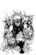 Final Boss #9 CVR D INC 1:25 Andrew Mangum B&W Virgin Var (MR)