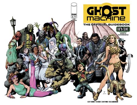 Preorder By 07/13 ~ GHOST MACHINE THE OFFICIAL GUIDEBOOK #5 (OF 5) CVR A GARY FRANK & BRAD ANDERSON WRAPAROUND