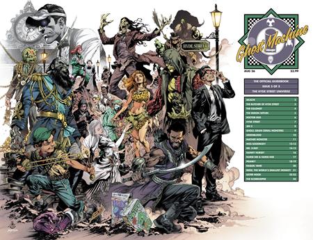 Preorder By 07/13 ~ GHOST MACHINE THE OFFICIAL GUIDEBOOK #5 (OF 5) CVR C IVAN REIS & DANNY MIKI WRAPAROUND VAR